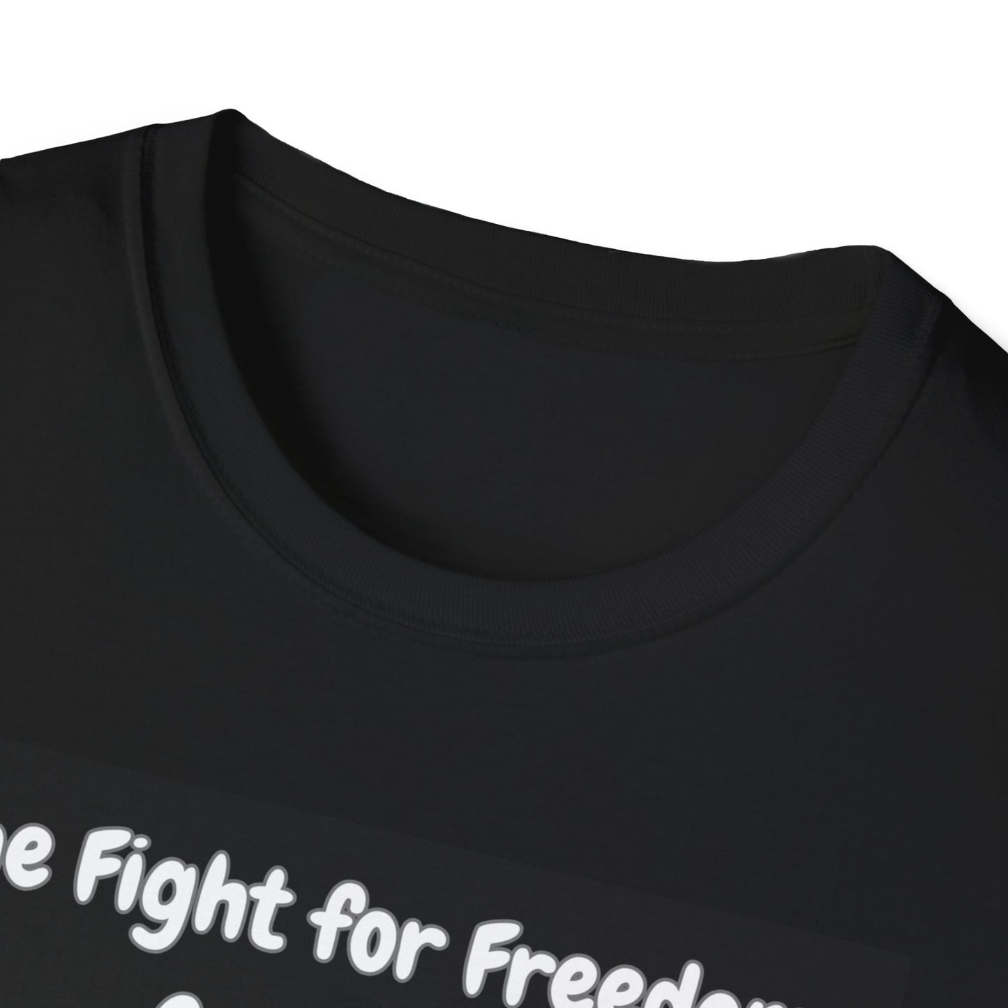 Unisex Softstyle T-Shirt - "Trump 2024 The Fight for Freedom Continues - Patriotic Graphic Tee