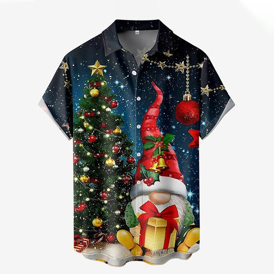 Christmas Series 3D Printed Shirt Casual